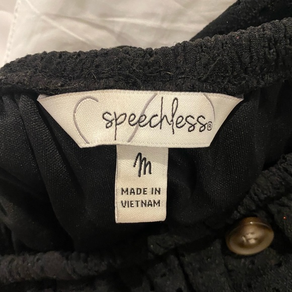 Black eyelet dress - Picture 3 of 3